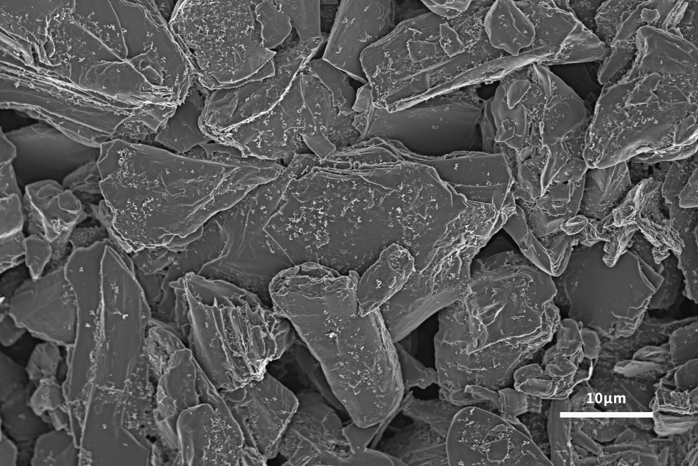 Negative electrode slurry/3kV/Inlens