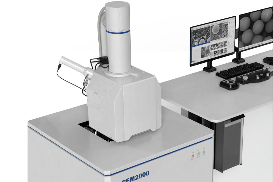 Tungsten filament scanning electron microscope