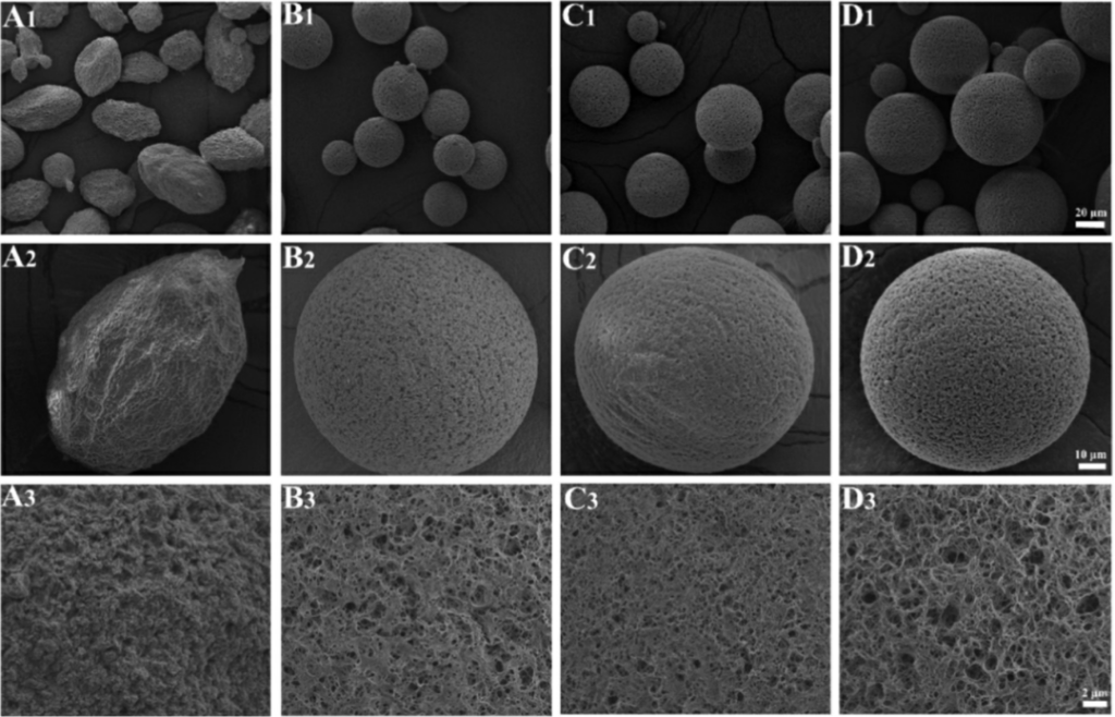 Morphology of acrylic acid/gelatin hydrogel catalyzed by different contents of MXene and Zr4+ | Source: doi.org/10.1002/adfm.202210188