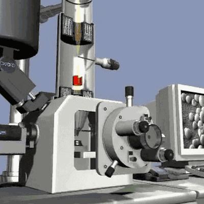 Scanning electron microscope (SEM) working diagram